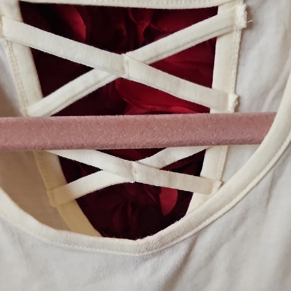 Old Navy NWT Girls Cream Tank Top Size Small 6/7